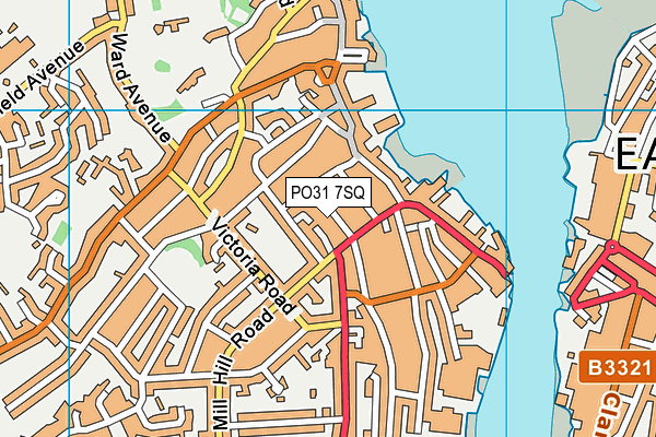 PO31 7SQ map - OS VectorMap District (Ordnance Survey)