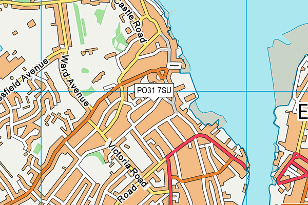 PO31 7SU map - OS VectorMap District (Ordnance Survey)