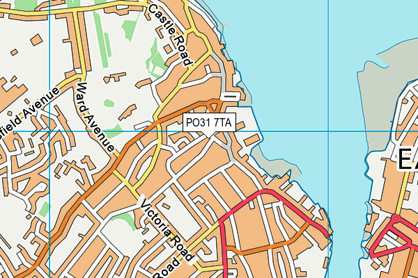 PO31 7TA map - OS VectorMap District (Ordnance Survey)