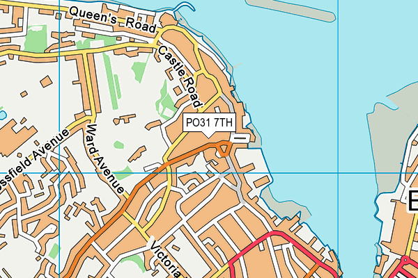 PO31 7TH map - OS VectorMap District (Ordnance Survey)