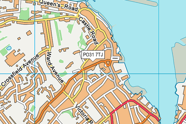 PO31 7TJ map - OS VectorMap District (Ordnance Survey)