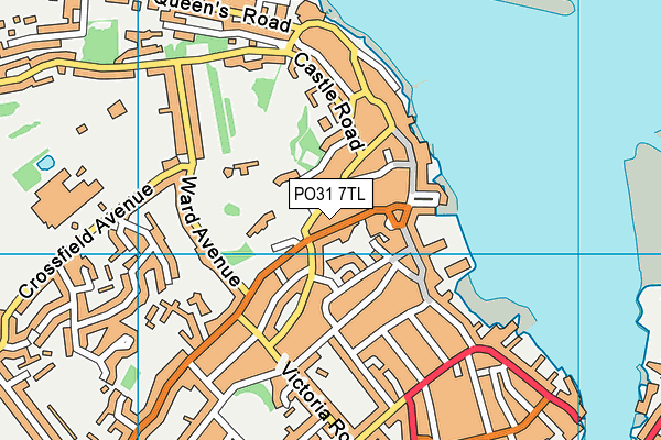 PO31 7TL map - OS VectorMap District (Ordnance Survey)