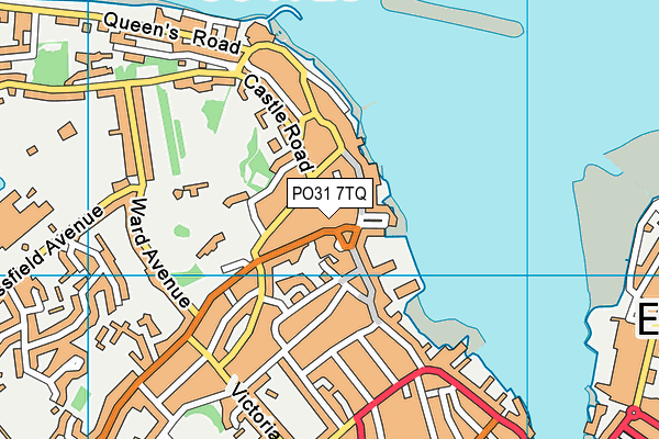 PO31 7TQ map - OS VectorMap District (Ordnance Survey)
