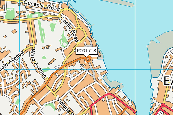 PO31 7TS map - OS VectorMap District (Ordnance Survey)