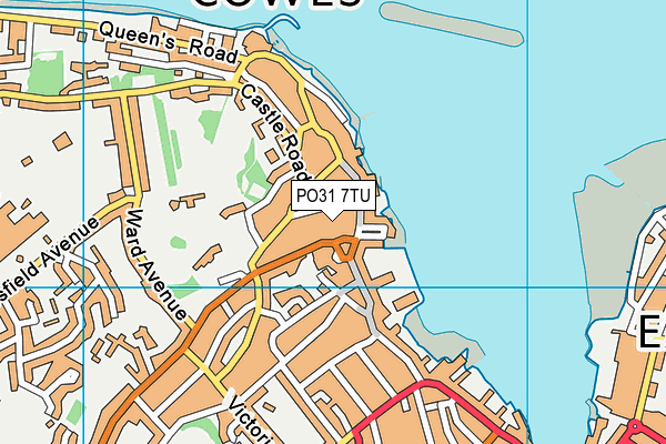 PO31 7TU map - OS VectorMap District (Ordnance Survey)