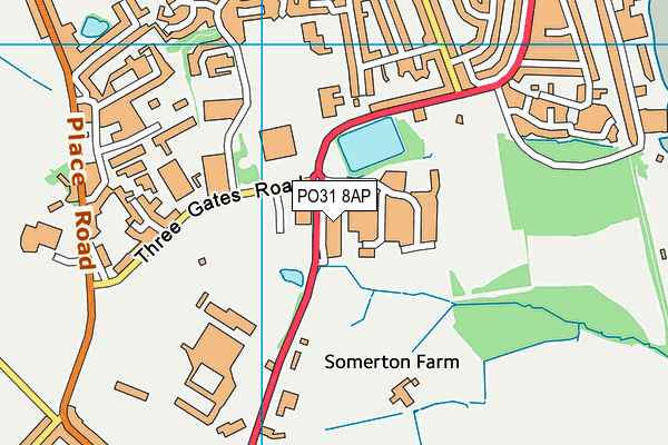 Map of SOMERTON MOT LIMITED at district scale
