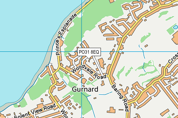 PO31 8EQ map - OS VectorMap District (Ordnance Survey)