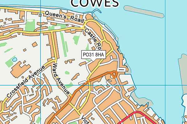 PO31 8HA map - OS VectorMap District (Ordnance Survey)