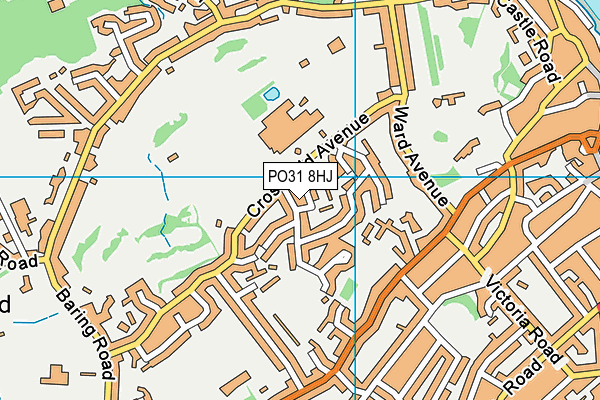 PO31 8HJ map - OS VectorMap District (Ordnance Survey)