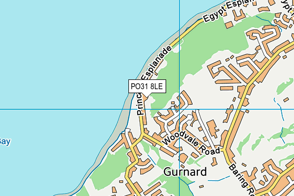 PO31 8LE map - OS VectorMap District (Ordnance Survey)
