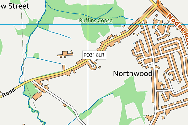 PO31 8LR map - OS VectorMap District (Ordnance Survey)