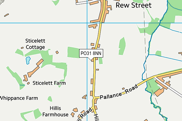 PO31 8NN map - OS VectorMap District (Ordnance Survey)