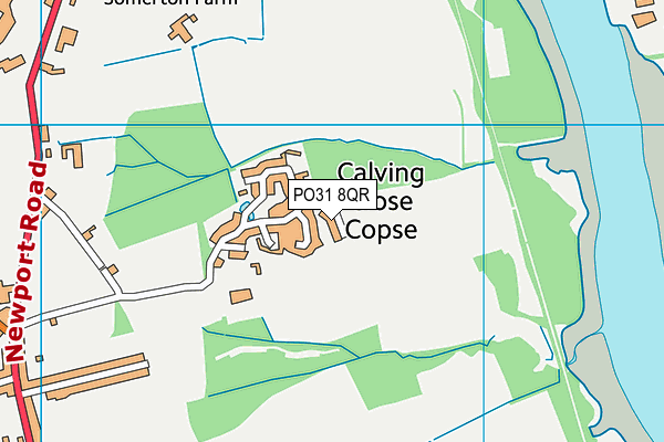 PO31 8QR map - OS VectorMap District (Ordnance Survey)