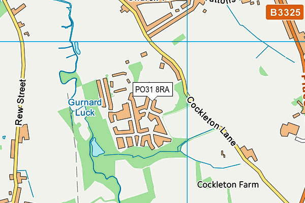 PO31 8RA map - OS VectorMap District (Ordnance Survey)