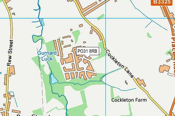 PO31 8RB map - OS VectorMap District (Ordnance Survey)