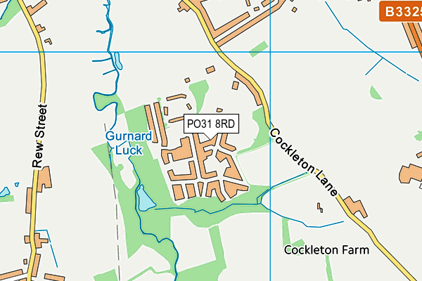 PO31 8RD map - OS VectorMap District (Ordnance Survey)