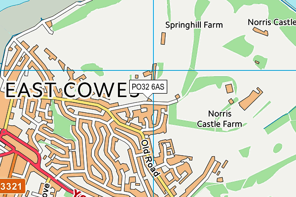 Holy Cross Catholic Primary School map (PO32 6AS) - OS VectorMap District (Ordnance Survey)