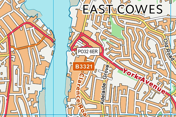 PO32 6ER map - OS VectorMap District (Ordnance Survey)