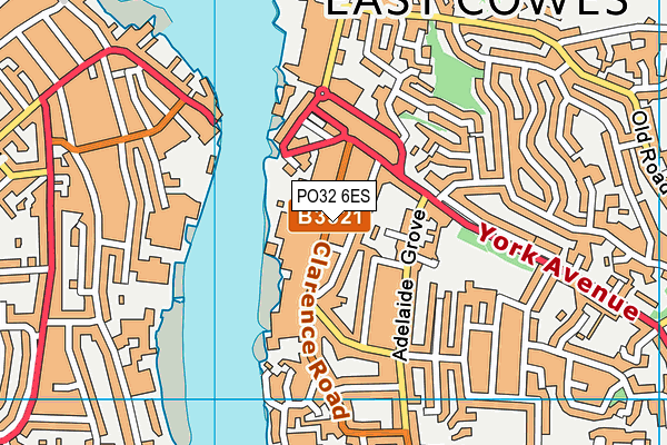 PO32 6ES map - OS VectorMap District (Ordnance Survey)