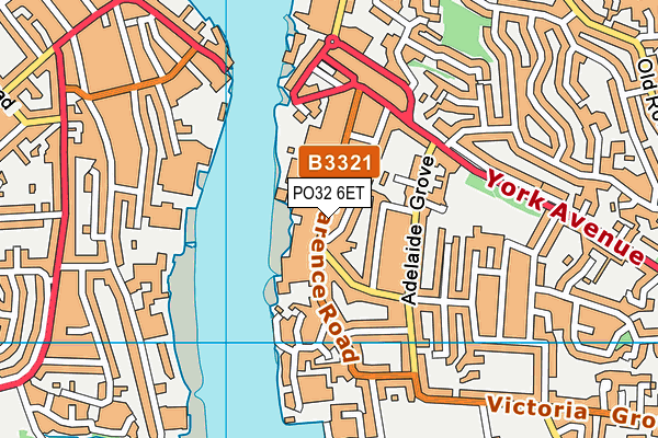 Map of 85 CLARENCE ROAD (EAST COWES) RESIDENTS ASSOCIATION LIMITED at district scale