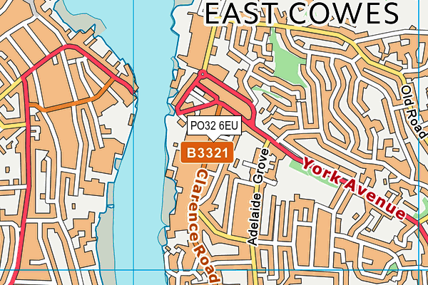 PO32 6EU map - OS VectorMap District (Ordnance Survey)