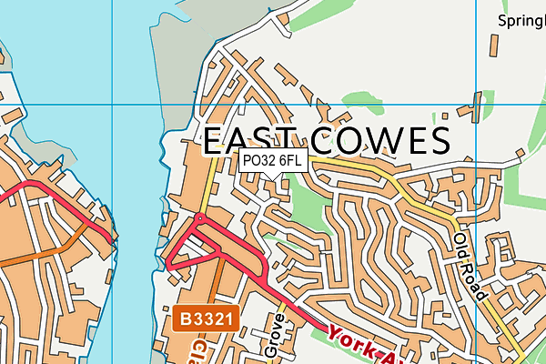 PO32 6FL map - OS VectorMap District (Ordnance Survey)