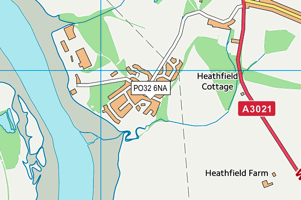 PO32 6NA map - OS VectorMap District (Ordnance Survey)