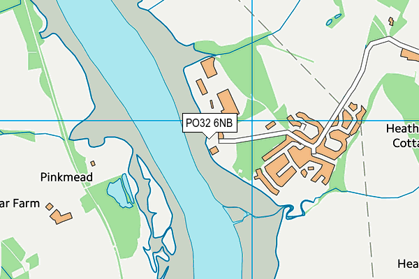 PO32 6NB map - OS VectorMap District (Ordnance Survey)