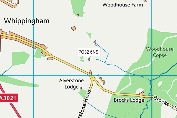 PO32 6NS map - OS VectorMap District (Ordnance Survey)