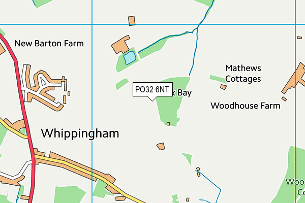 PO32 6NT map - OS VectorMap District (Ordnance Survey)