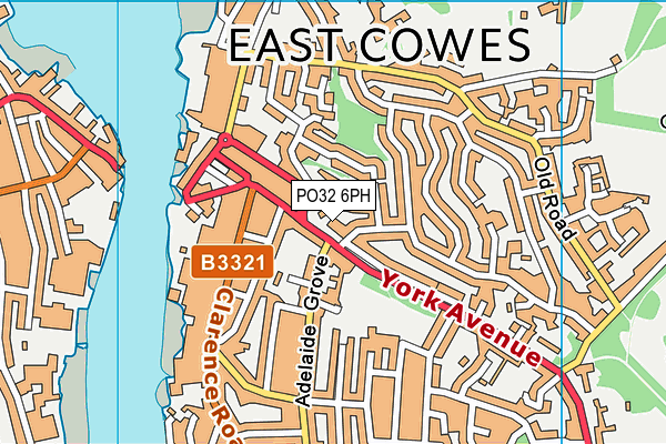 PO32 6PH map - OS VectorMap District (Ordnance Survey)