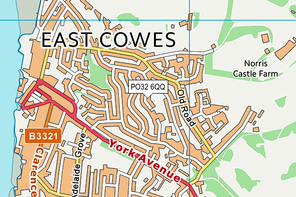 PO32 6QQ map - OS VectorMap District (Ordnance Survey)