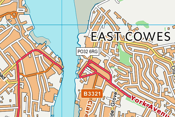 PO32 6RG map - OS VectorMap District (Ordnance Survey)