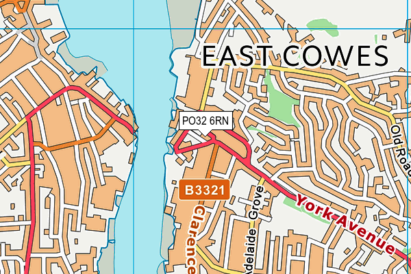 PO32 6RN map - OS VectorMap District (Ordnance Survey)