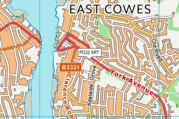 PO32 6RT map - OS VectorMap District (Ordnance Survey)