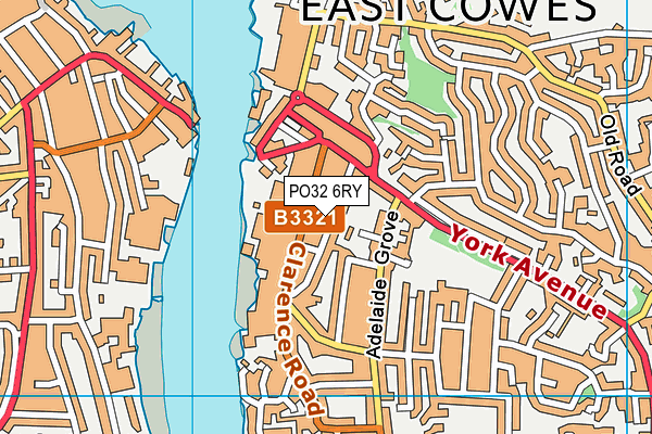 PO32 6RY map - OS VectorMap District (Ordnance Survey)