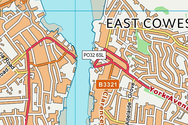 PO32 6SL map - OS VectorMap District (Ordnance Survey)
