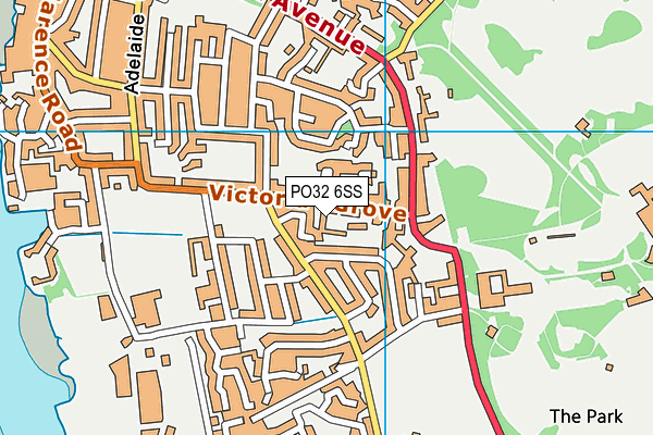 PO32 6SS map - OS VectorMap District (Ordnance Survey)