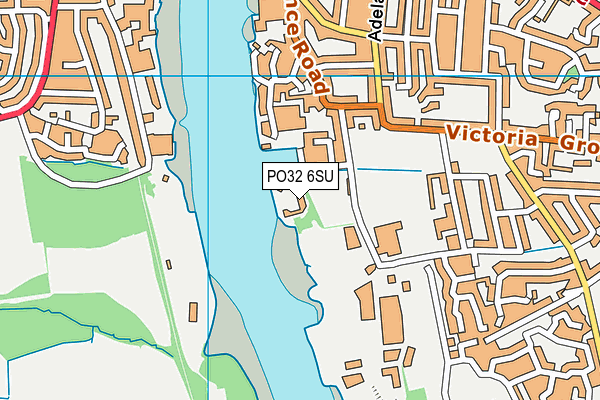 PO32 6SU map - OS VectorMap District (Ordnance Survey)