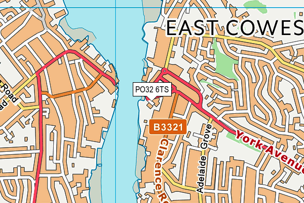 PO32 6TS map - OS VectorMap District (Ordnance Survey)