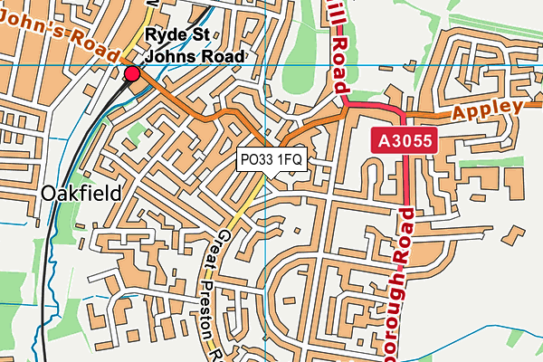 PO33 1FQ map - OS VectorMap District (Ordnance Survey)