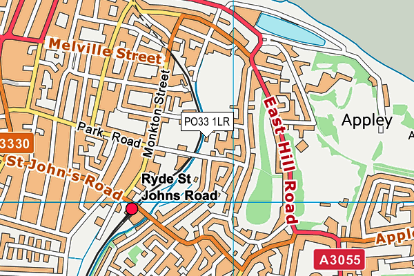 PO33 1LR map - OS VectorMap District (Ordnance Survey)