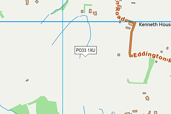 PO33 1XU map - OS VectorMap District (Ordnance Survey)