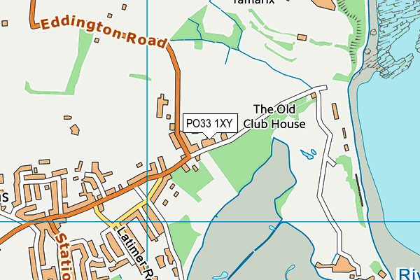 PO33 1XY map - OS VectorMap District (Ordnance Survey)