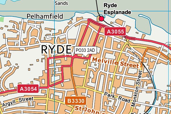 Map of WIGHTSIGHT RYDE LIMITED at district scale