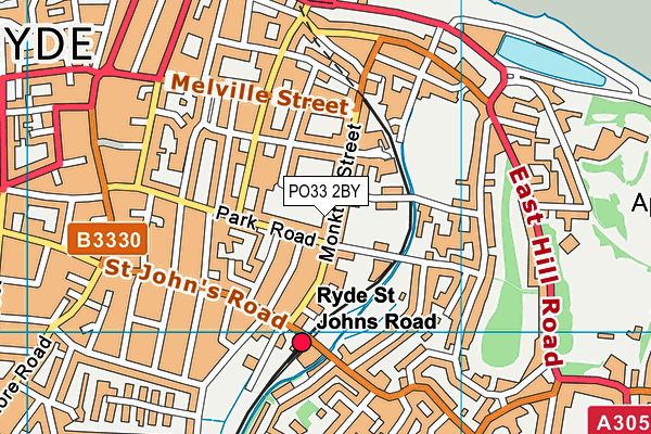 Map of 81 MONKTON STREET (RYDE) RESIDENTS ASSOCIATION LIMITED at district scale