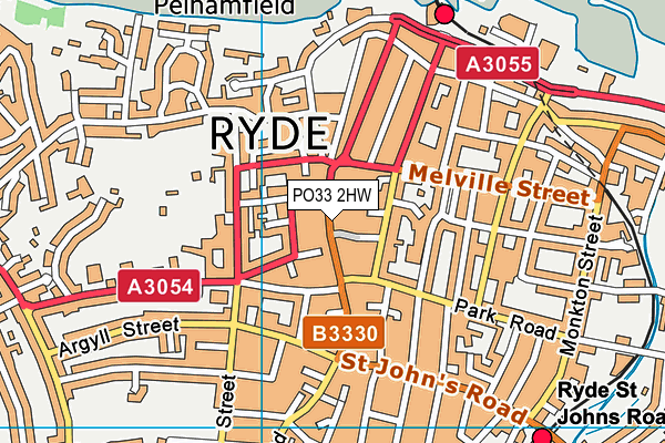 Map of RYDE PETS LTD at district scale
