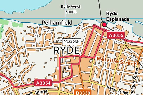 PO33 2NH map - OS VectorMap District (Ordnance Survey)