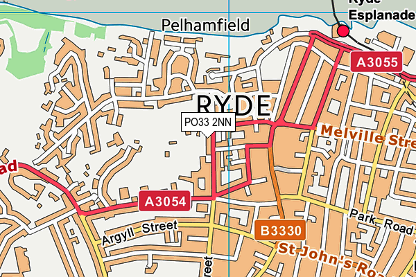 PO33 2NN map - OS VectorMap District (Ordnance Survey)