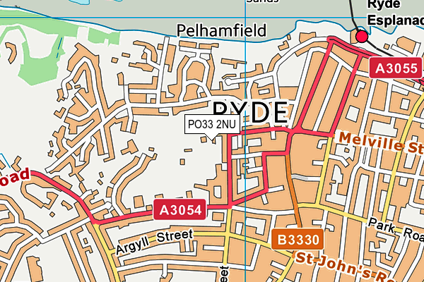 PO33 2NU map - OS VectorMap District (Ordnance Survey)